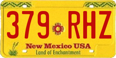 NM license plate 379RHZ