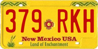 NM license plate 379RKH
