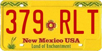 NM license plate 379RLT