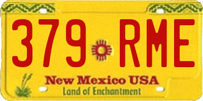 NM license plate 379RME