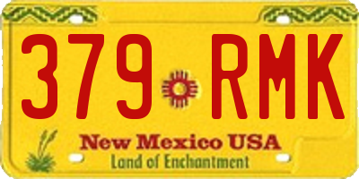 NM license plate 379RMK