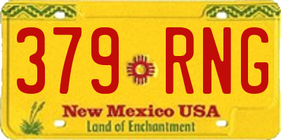 NM license plate 379RNG