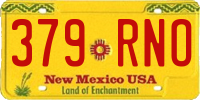 NM license plate 379RNO