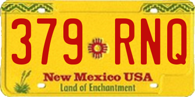 NM license plate 379RNQ
