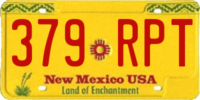NM license plate 379RPT