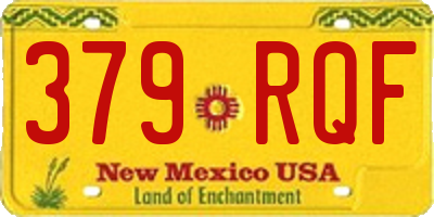 NM license plate 379RQF