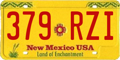 NM license plate 379RZI