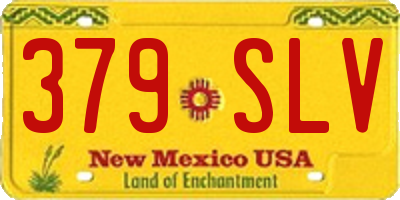 NM license plate 379SLV