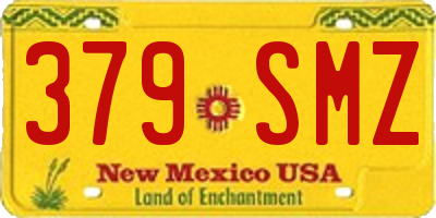 NM license plate 379SMZ