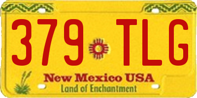 NM license plate 379TLG