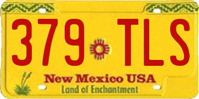 NM license plate 379TLS