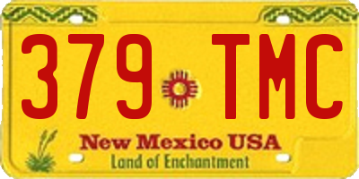 NM license plate 379TMC