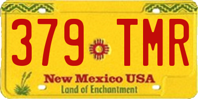 NM license plate 379TMR