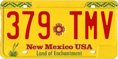 NM license plate 379TMV
