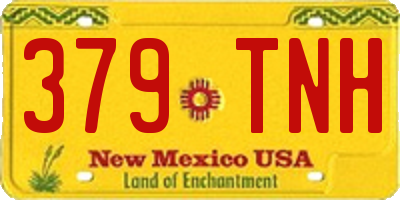 NM license plate 379TNH