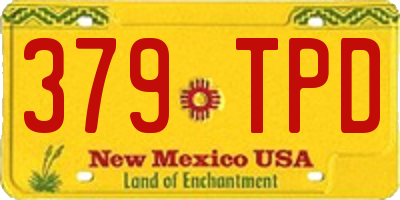NM license plate 379TPD