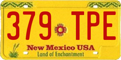 NM license plate 379TPE