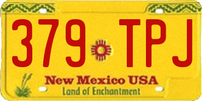 NM license plate 379TPJ