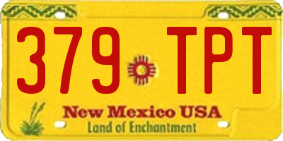 NM license plate 379TPT