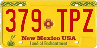 NM license plate 379TPZ