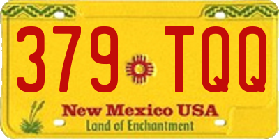NM license plate 379TQQ