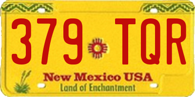 NM license plate 379TQR