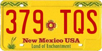 NM license plate 379TQS