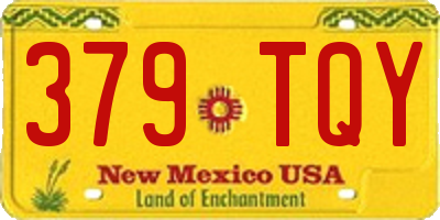 NM license plate 379TQY