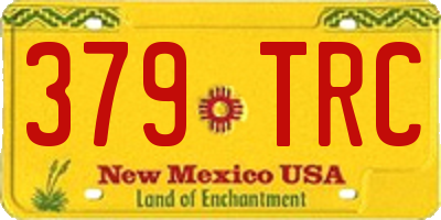 NM license plate 379TRC