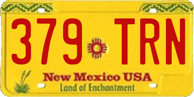 NM license plate 379TRN