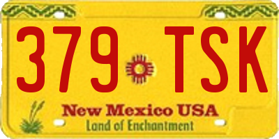 NM license plate 379TSK