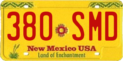 NM license plate 380SMD