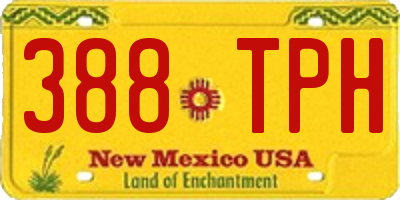 NM license plate 388TPH