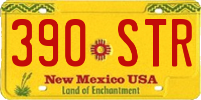 NM license plate 390STR