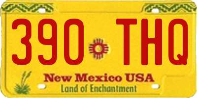 NM license plate 390THQ