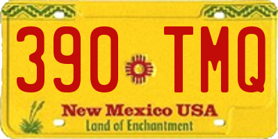 NM license plate 390TMQ