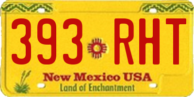 NM license plate 393RHT