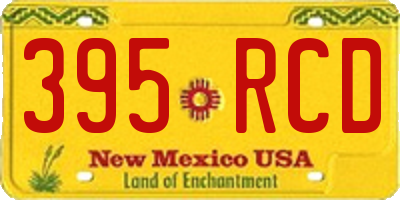 NM license plate 395RCD