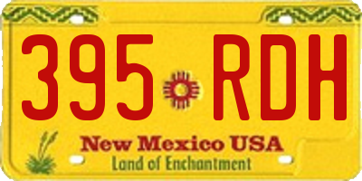 NM license plate 395RDH