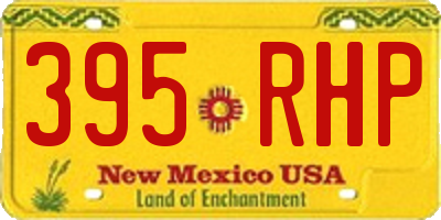 NM license plate 395RHP