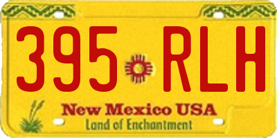 NM license plate 395RLH