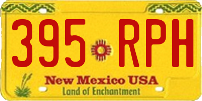 NM license plate 395RPH