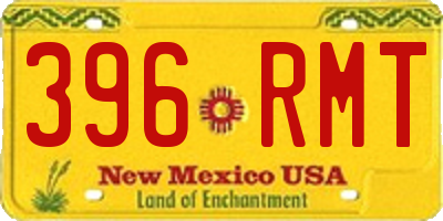 NM license plate 396RMT