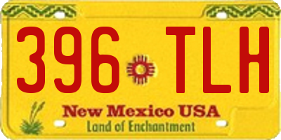 NM license plate 396TLH