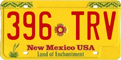 NM license plate 396TRV