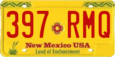 NM license plate 397RMQ