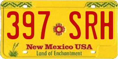 NM license plate 397SRH