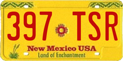 NM license plate 397TSR