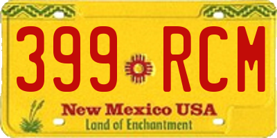 NM license plate 399RCM