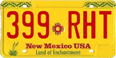 NM license plate 399RHT